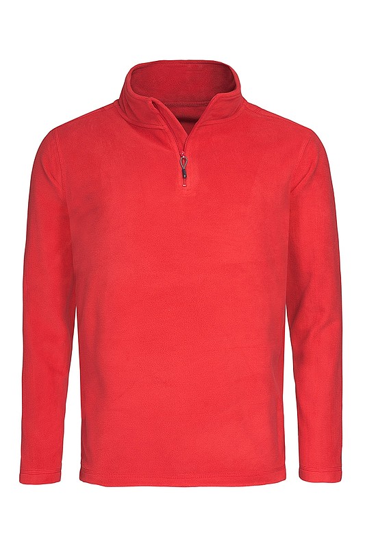 Mikina STEDMAN ACTIVE FLEECE HALF ZIP JACKET MEN červená S