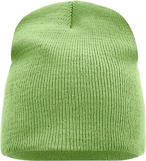 MILAZZA Zimní dvojitě pletená čepice, světle zelená