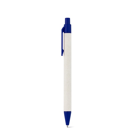 MILINK. Kuličkové pero ze 100% recyklovaného papíru, modrá