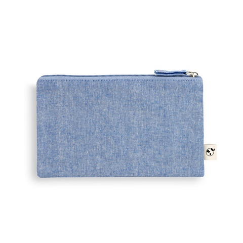 MILLIE. Multifunkční taška z recyklované bavlny (70 %) a polyesteru (30 % rPET) (140 g/m²), modrá