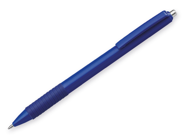 MILZA plastové kuličkové pero, modrá náplň, Modrá