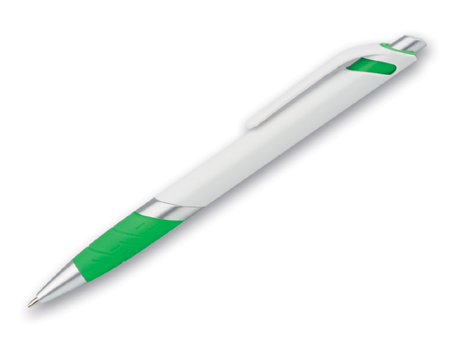 MOLLA plastové kuličkové pero, modrá náplň, Světle zelená