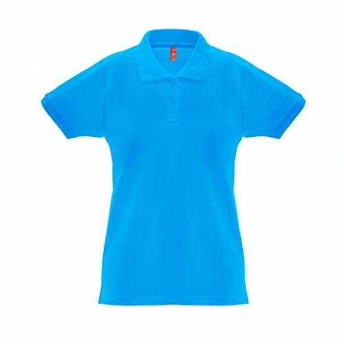 MONACO WOMEN. Dámská polokošile, modrá aqua, L
