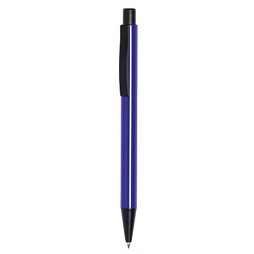 MONTY Kovové kuličkové pero, modrá náplň, královsky modré