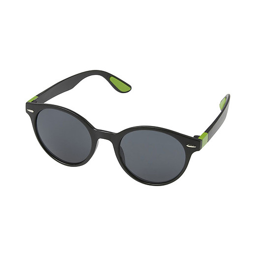 MONVISO Kulaté trendy sluneční brýle, zelené