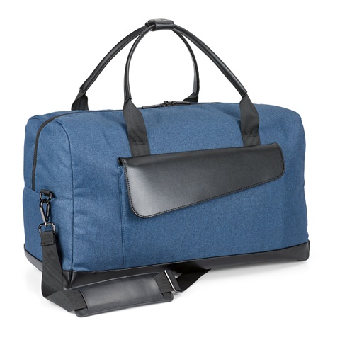 MOTION BAG. Cestovní taška z kationického materiálu polyester 600D a PU, modrá