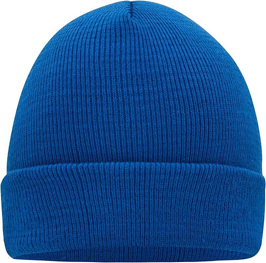 MUIRO Zimní pletená čepice, královská modrá