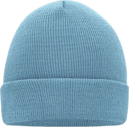 MUIRO Zimní pletená čepice, světle modrá