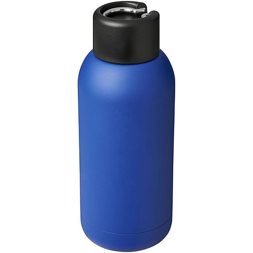 MUKADA Dvoustěnná termoláhev s vakuovou izolací, objem 375 ml, modrá
