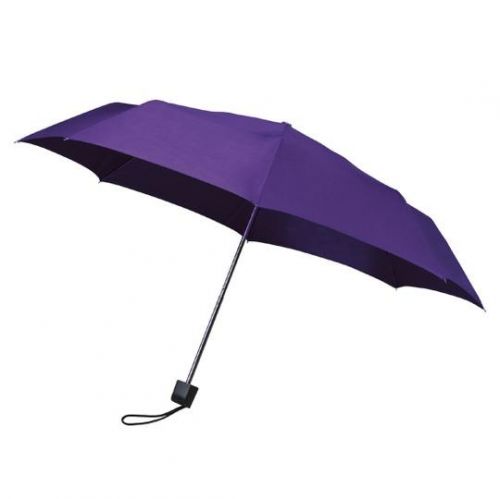 MUNCH Skládací deštník s černou konstrukcí, fialová