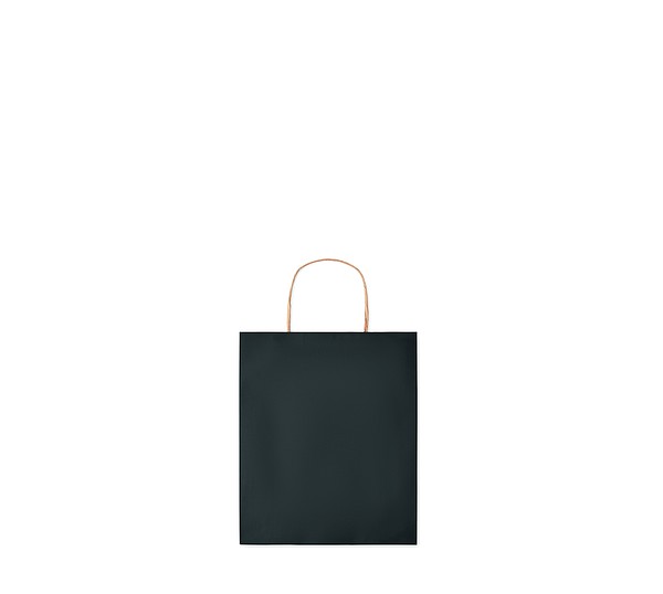 MYRNA malá Malá papírová dárková taška, černá