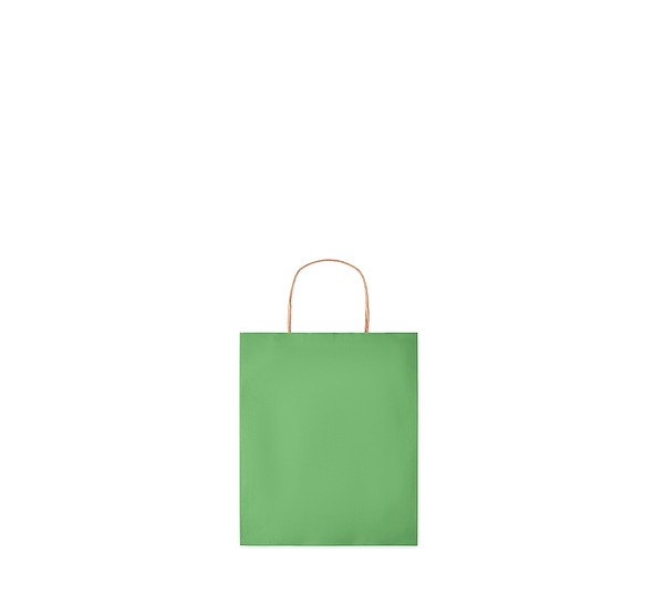MYRNA malá Malá papírová dárková taška, zelená