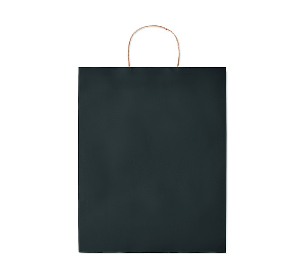 MYRNA velká Velká papírová dárková taška, černá