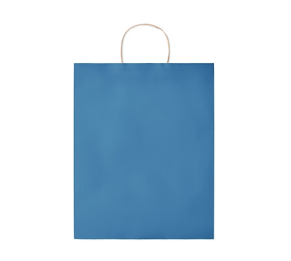 MYRNA velká Velká papírová dárková taška, modrá