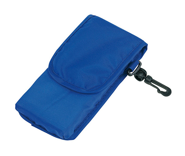NADINA Skládací nákupní taška s pouzdrem, modrá