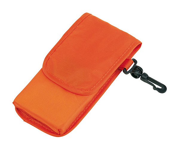 NADINA Skládací nákupní taška s pouzdrem, oranžová