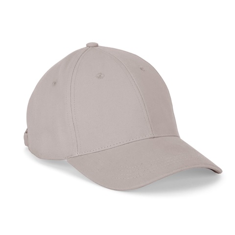 NATHAN. Čepice ze 100% bavlny (260 g/m²) se 6 panely, světle šedá