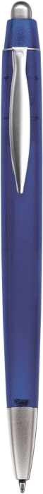 NERO transparentní kuličkové pero, tmavě modré