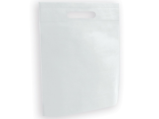 NERVA II nákupní taška z netkané textilie, 80 g/m², Bílá