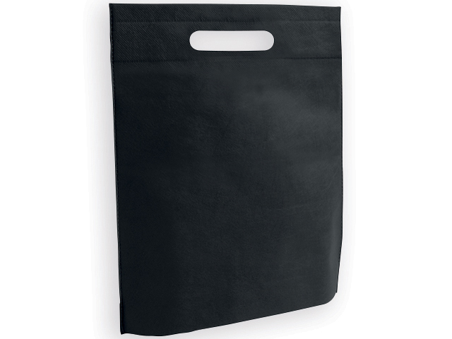 NERVA II nákupní taška z netkané textilie, 80 g/m², Černá