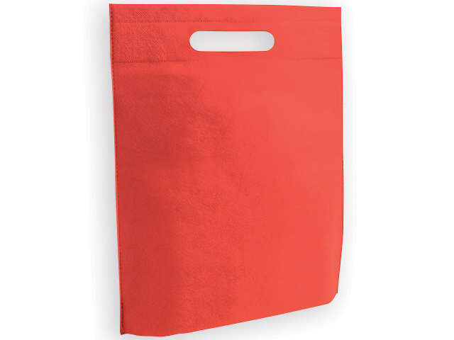 NERVA II nákupní taška z netkané textilie, 80 g/m², Červená