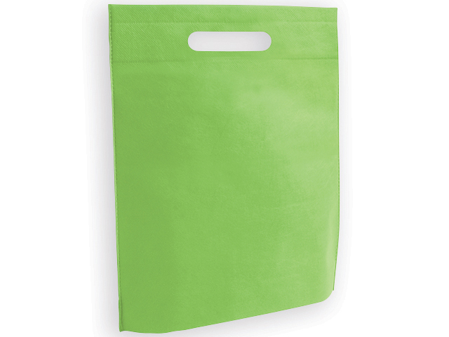 NERVA II nákupní taška z netkané textilie, 80 g/m², Světle zelená