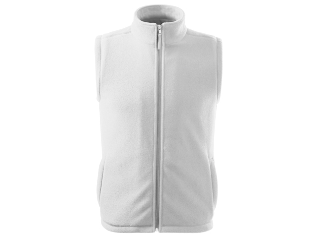 NEXT unisex fleecová vesta, 280 g/m2, vel. S, ADLER, Bílá