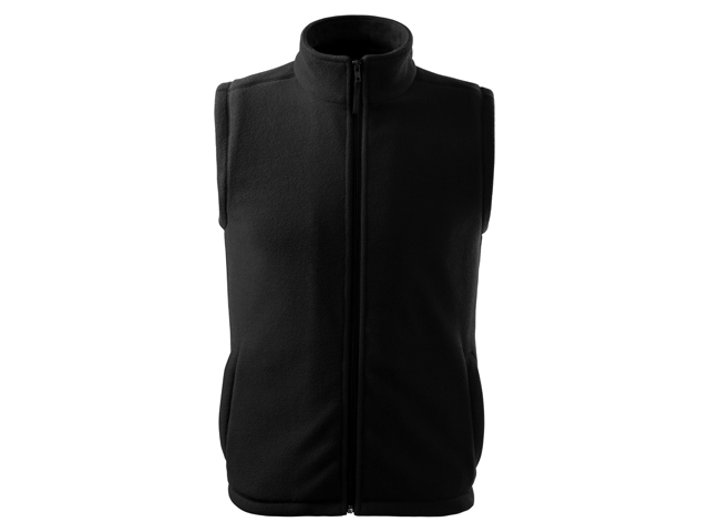 NEXT unisex fleecová vesta, 280 g/m2, vel. S, ADLER, Černá
