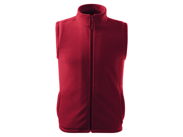 NEXT unisex fleecová vesta, 280 g/m2, vel. S, ADLER, Červená