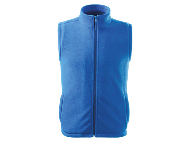 NEXT unisex fleecová vesta, 280 g/m2, vel. S, ADLER, Nebesky modrá