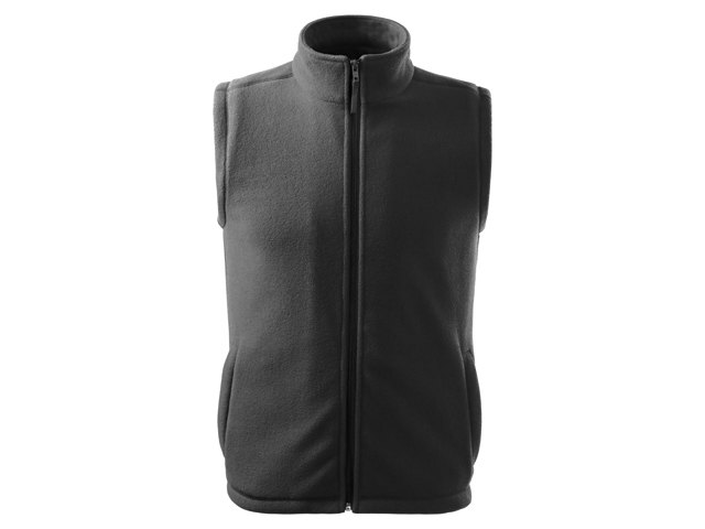NEXT unisex fleecová vesta, 280 g/m2, vel. S, ADLER, Ocelově šedá