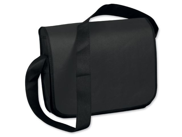 NONIE taška přes rameno z netkané textilie, 135 g/m2, Černá