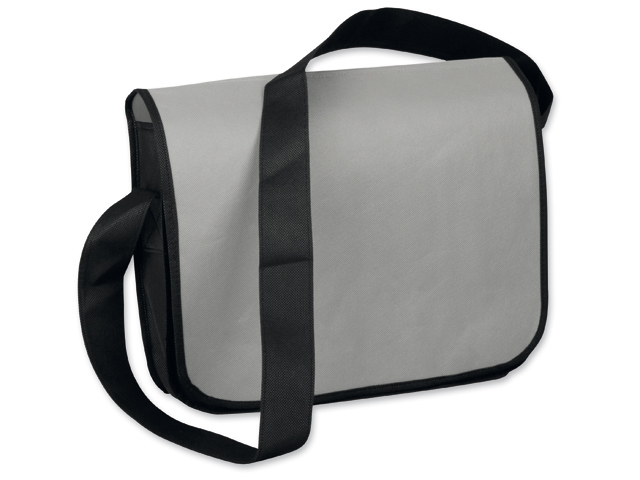 NONIE taška přes rameno z netkané textilie, 135 g/m2, Světle šedá