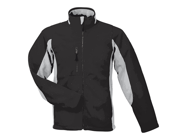 NORDIC unisex fleecová bunda, 300 g/m2, vel. S, SOL'S, Černá