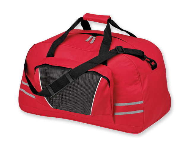 NORMAN polyesterová cestovní taška, 600D, Červená