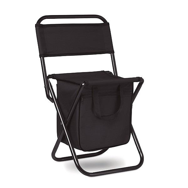 NOVARA Skládací židlička s batohem, černá