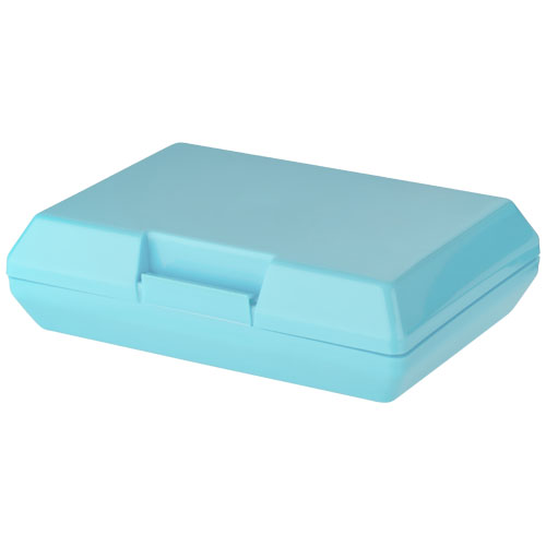 OBLONG Praktická plastová krabička na oběd nebo svačinu, světle modrá