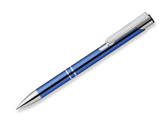 OLEG DOMING kovové kuličkové pero, modrá náplň, Modrá