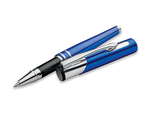OLEG ROLLER kovové keramické pero, modrá náplň, Modrá