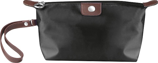 OLIVIA Kosmetická taška s poutkem na zápěstí, černá