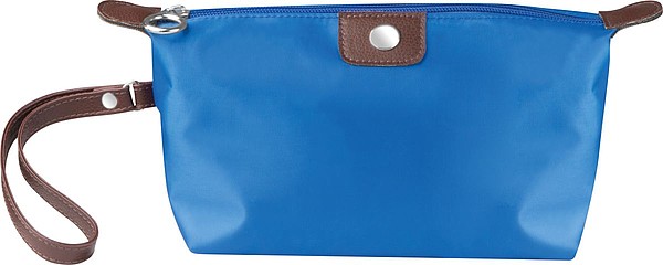 OLIVIA Kosmetická taška s poutkem na zápěstí, modrá