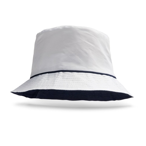 OLSEN. Rybářský klobouk, bílá