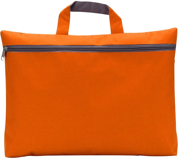 OXIDO Taška na dokumenty na zip, 300d polyester, oranžová