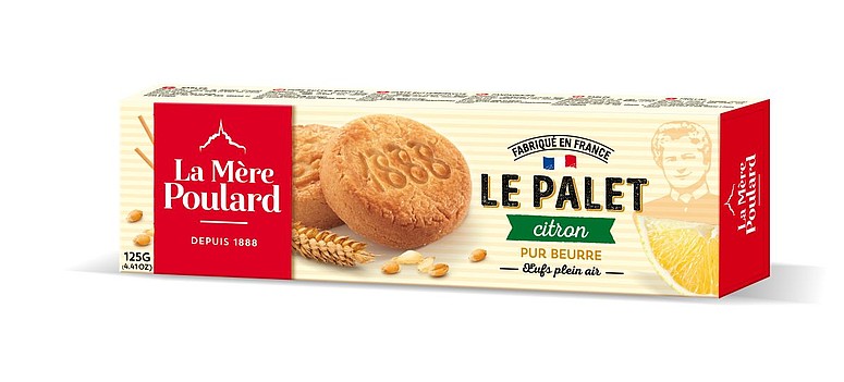 PABA Francouzské sušenky La Mére Poulard Tradition Lemon French shortbread, papír 125 g