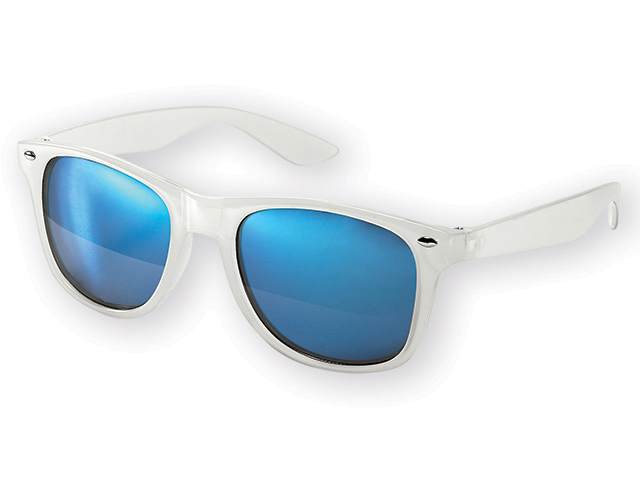 PALAWAN plastové sluneční brýle, UV 400, Světle modrá