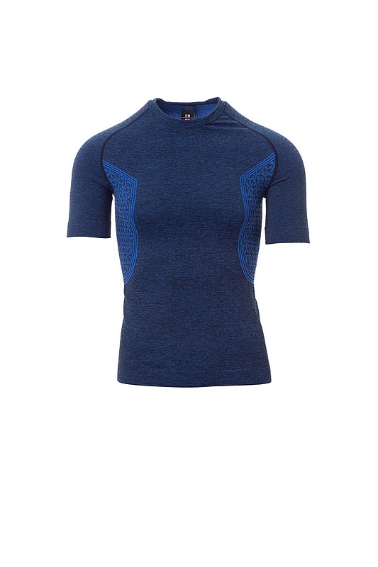 Pánské funkční tričko PAYPER THERMO PRO 160 SS, modrý melír, S/M