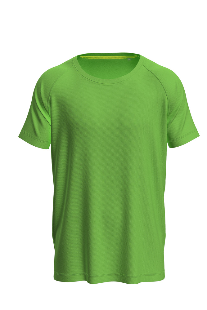 Pánské funkční tričko STEDMAN MESH RAGLAN, světle zelená, velikost S