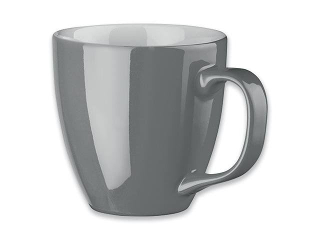 PANTHONY porcelánový hrnek o objemu, 460 ml, Šedá