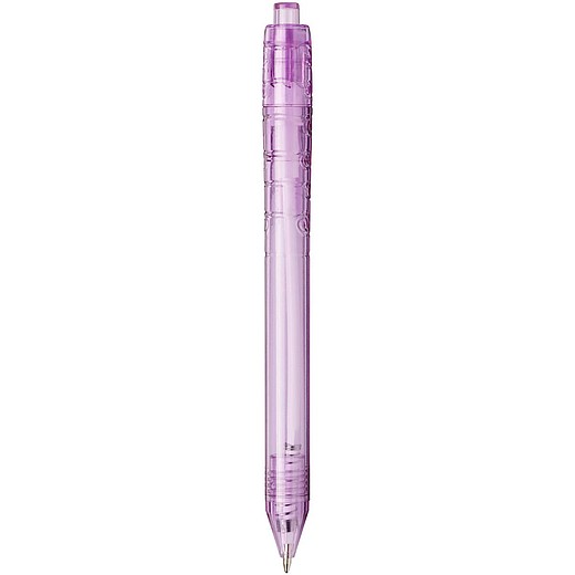 PARIL Kuličkové pero z recyklovaného materiálu, černá náplň, fialové