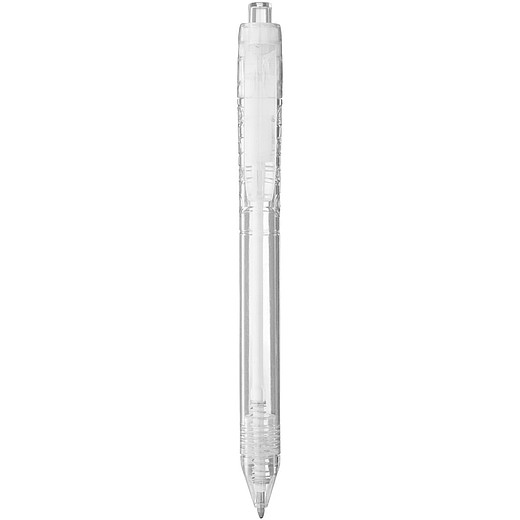 PARIL Kuličkové pero z recyklovaného materiálu, černá náplň, transparentní